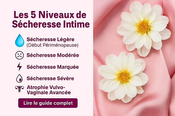 5 niveaux de secheresse vaginale