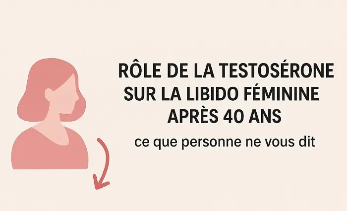Rôle de la Testostérone femme 40 ans libido